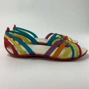 Crocs Womens Slip On Sandals Strappy Flat Size Women's 11